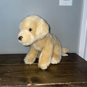 Toys R US Animal Alley Golden Retriever Plush Sitting Puppy Dog Stuffed Animal